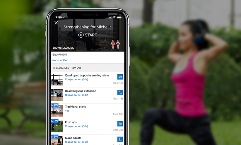 Custom training plans delivered to your phone
